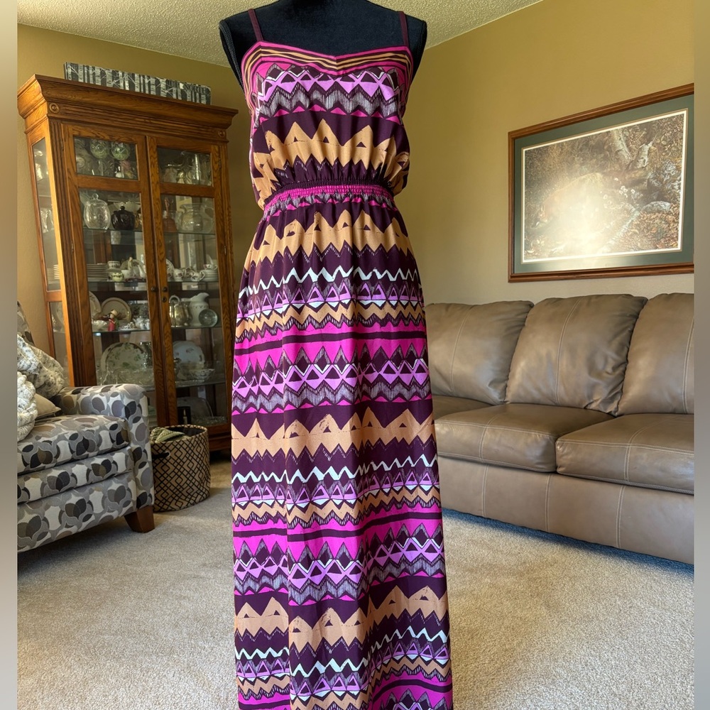 LOFT Purple Pink Sundress